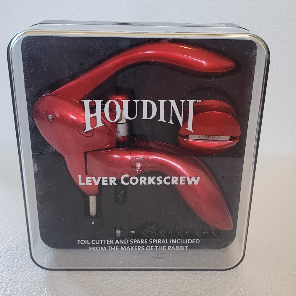 Metro Houdini Lever Corkscrew – Red